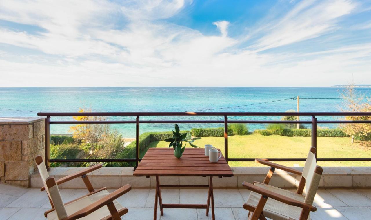 Seagrove, Beachfront Villa In Possidi #Feelslikehome Skála Foúrkas Exterior foto